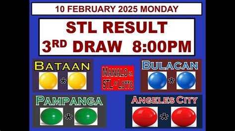 STL BATAAN 3RD DRAW RESULT TODAY OCTOBER 10, 2021 .